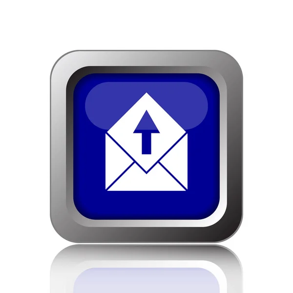 Send Mail Icon Internet Button White Background — Stock Photo, Image