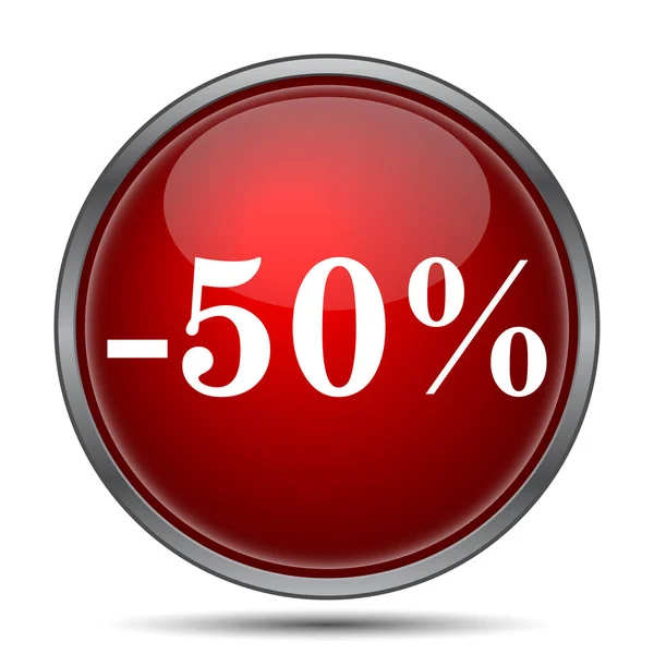 50 percent discount icon — Stock Photo, Image