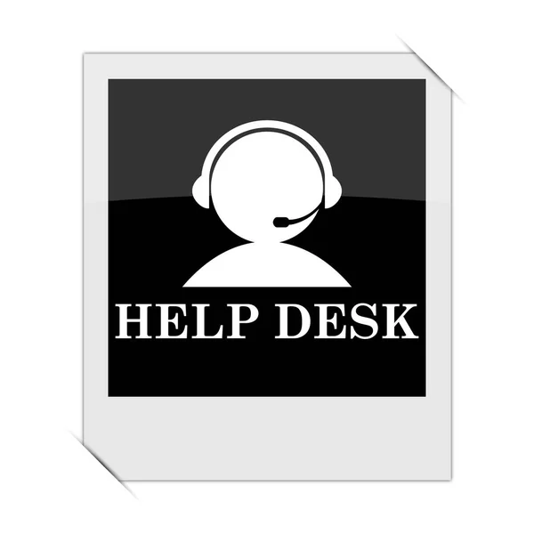 Ikona Helpdesk — Zdjęcie stockowe
