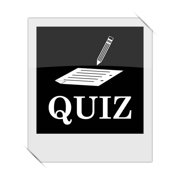 Quiz icon — Stock Photo, Image