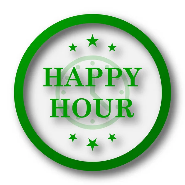 Happy hour icon — Stock Photo, Image