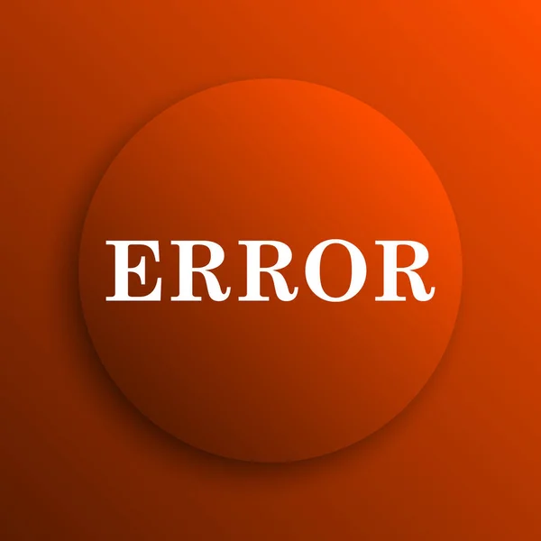 Icono de error —  Fotos de Stock