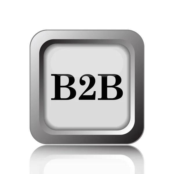 B2B Icon Internet Button White Background — Stock Photo, Image