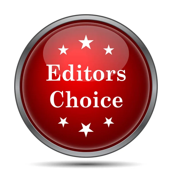 Editors choice icon. Internet button on white background