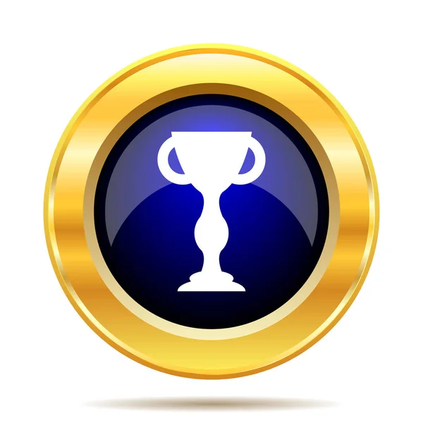 Winners Cup Icon Internet Button White Background — Stock Photo, Image