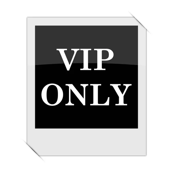 Vip Only Icon Photo White Backgroun — Stock Photo, Image