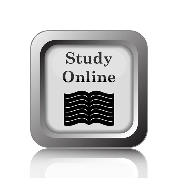 Online-Ikone studieren — Stockfoto