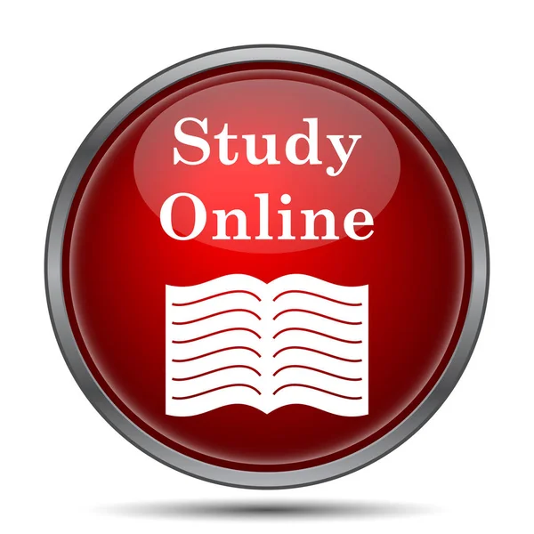 Online-Ikone studieren — Stockfoto