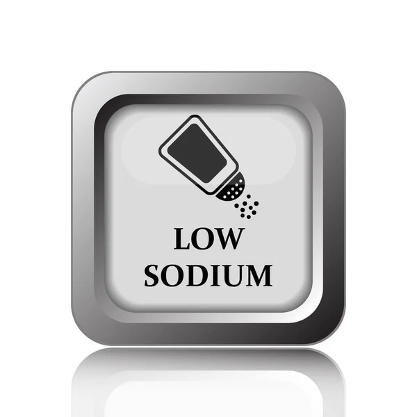 Low sodium icon — Stock Photo, Image