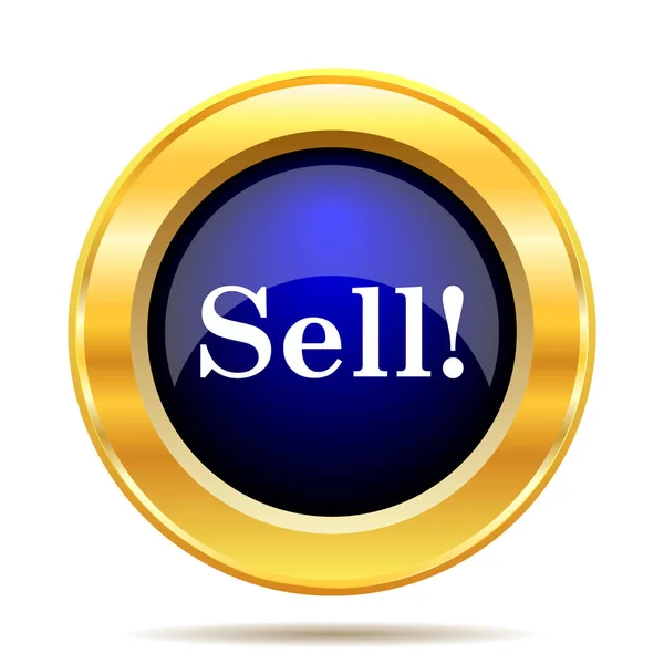 Sell Icon Internet Button White Background — Stock Photo, Image