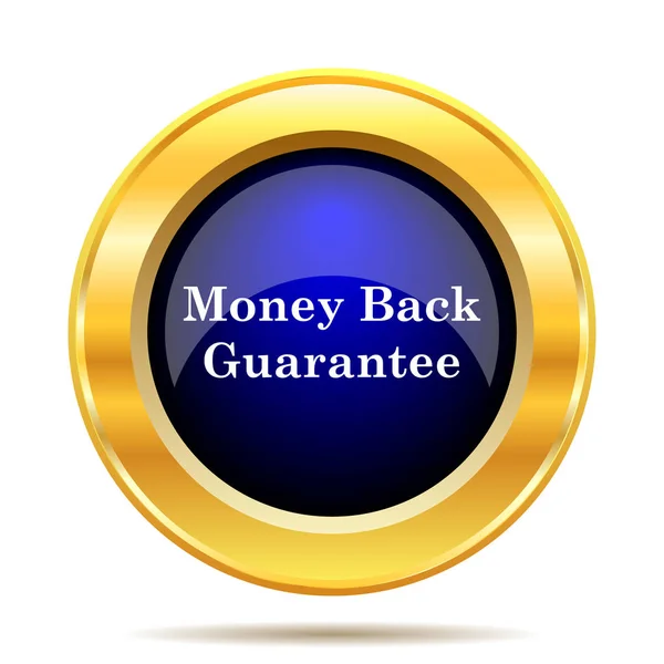 Money Back Guarantee Icon Internet Button White Background — Stock Photo, Image
