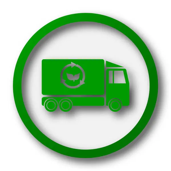 Icona camion eco — Foto Stock