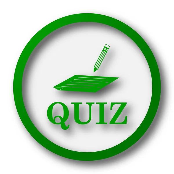 Quiz icon — Stock Photo, Image