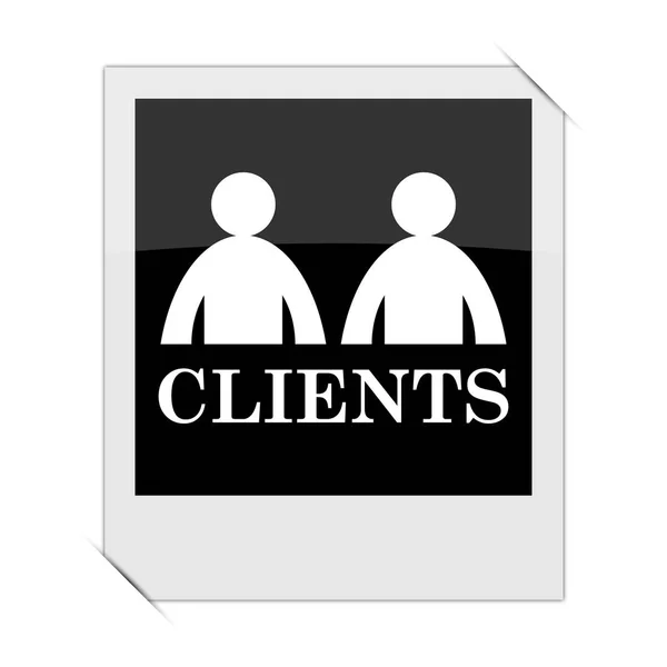 Ikona klientów — Zdjęcie stockowe