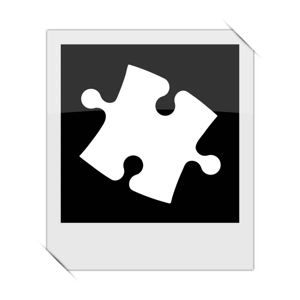 Puzzle piece icon — Stock Photo, Image