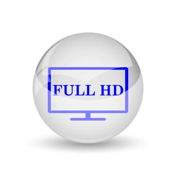 Full Icon Internet Button White Background — Stock Photo, Image