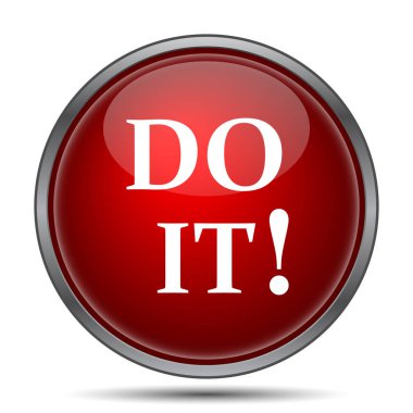 Simge yapmak. Beyaz arka plan üzerinde Internet düğmesi