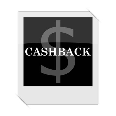 Beyaz adam fotoğrafı içinde Cashback simgesi