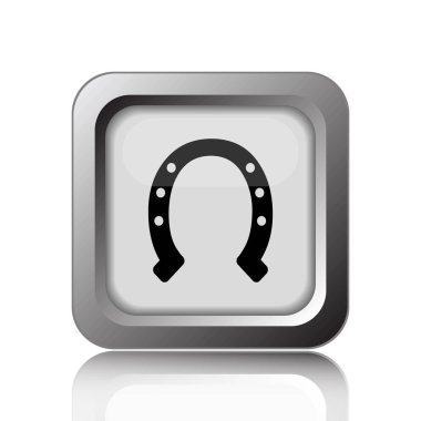 At nalı simgesi. Beyaz arka plan üzerinde Internet düğmesi