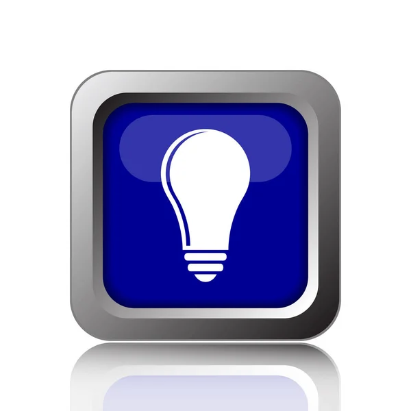 Glödlampa - idé-ikonen — Stockfoto