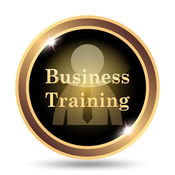 Business Training Icon Internet Button White Background — Stock Photo, Image