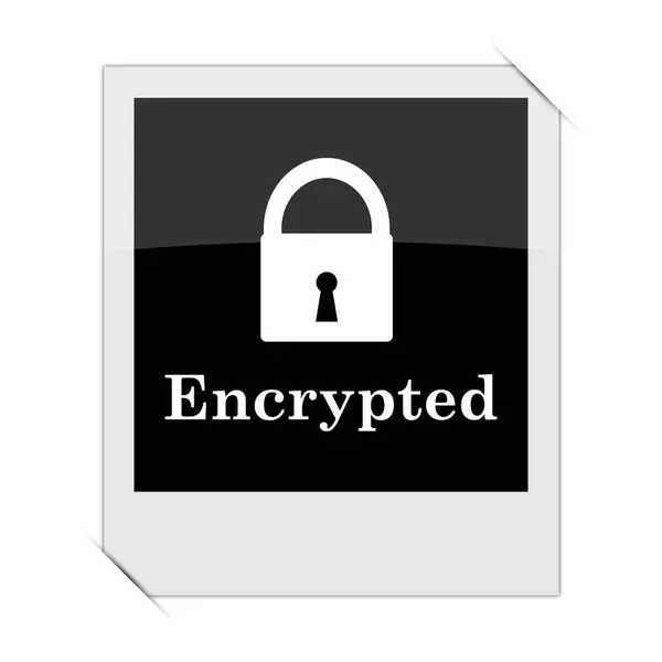 Encrypted icon — Stock Photo, Image