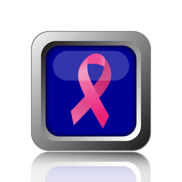 Ikona wstążka raka piersi — Zdjęcie stockowe