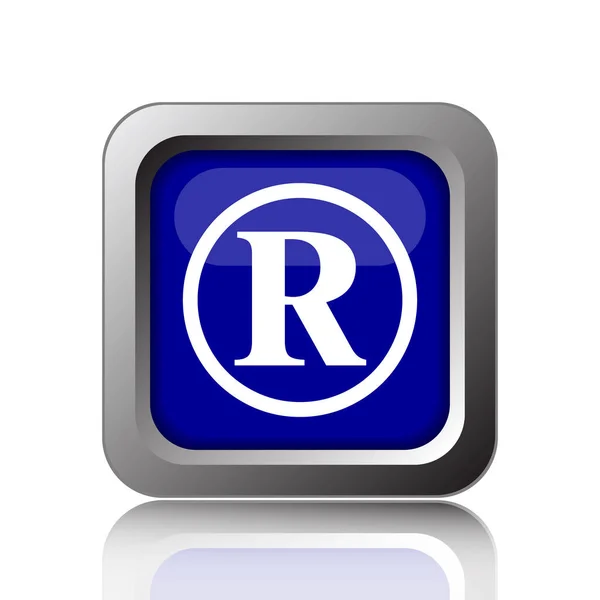 Registered mark icon — Stock Photo, Image