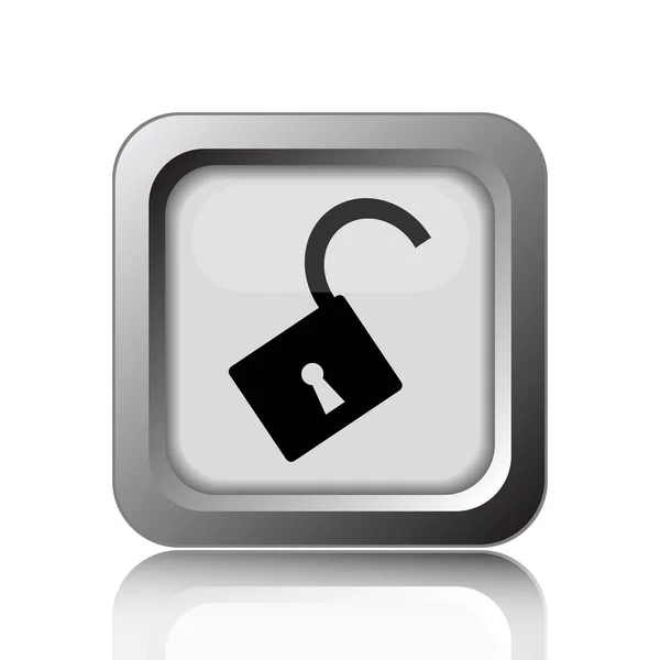 Open lock icon — Stock Photo, Image