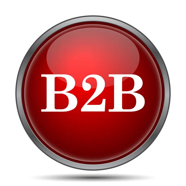 B2B Symbol Internet Taste Auf Weißem Hintergrund — Stockfoto