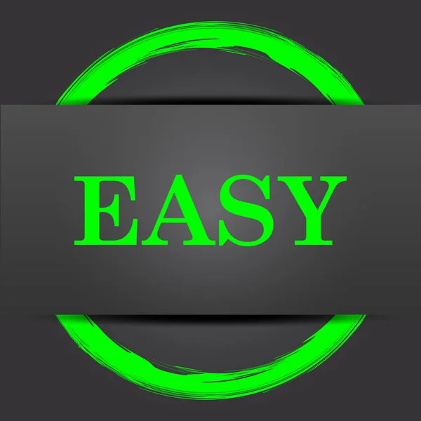 Ícone fácil — Fotografia de Stock