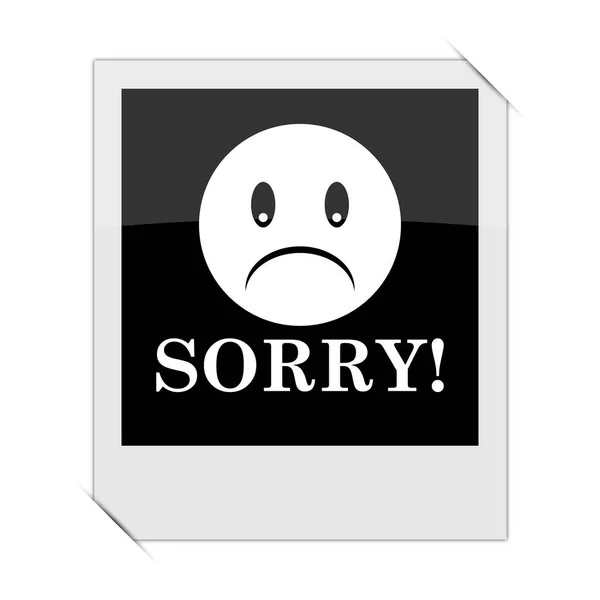 Sorry icon — Stock Photo, Image