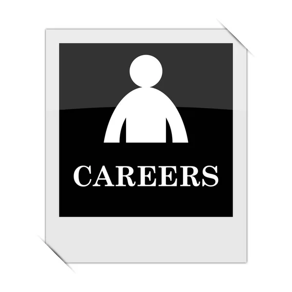 Careers Icon Photo White Backgroun — Stock Photo, Image