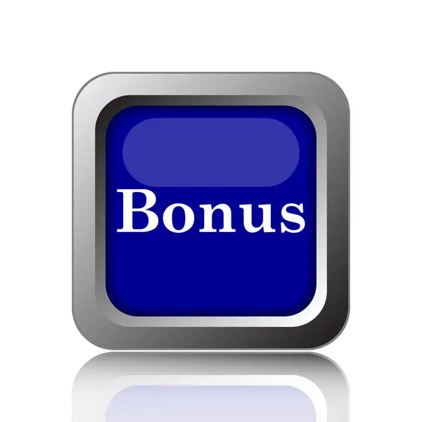 Icône Bonus Bouton Internet Sur Fond Blanc — Photo