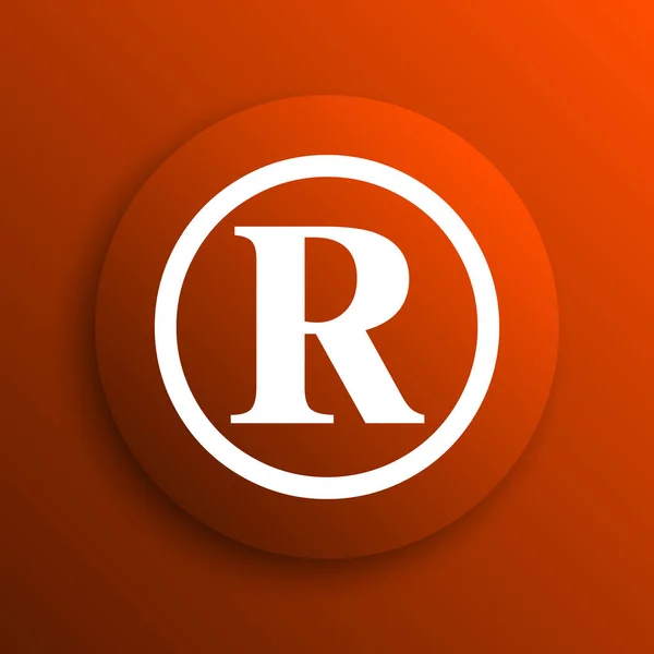 Registered mark icon — Stock Photo, Image