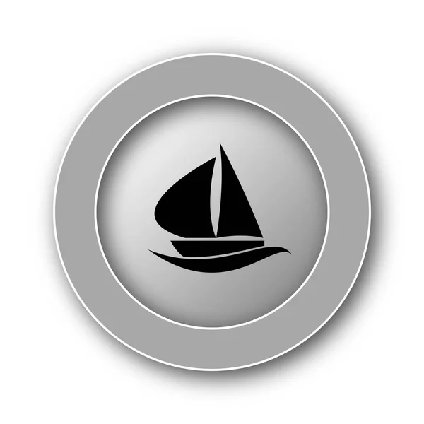 Zeilboot pictogram — Stockfoto