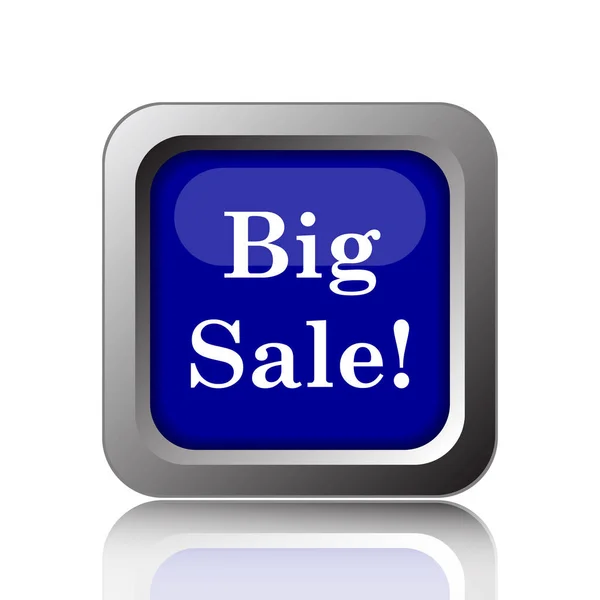 Big Sale Icon Internet Button White Background — Stock Photo, Image