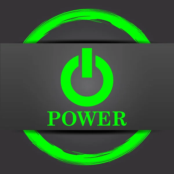 Power button icon — Stock Photo, Image