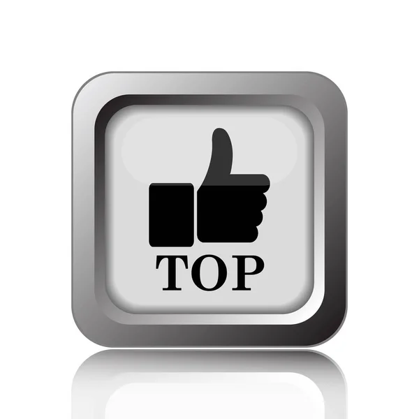 Top Icon Internet Button White Background — Stock Photo, Image