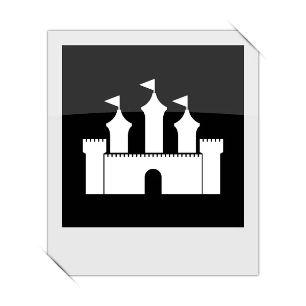 城堡图标 — 图库照片