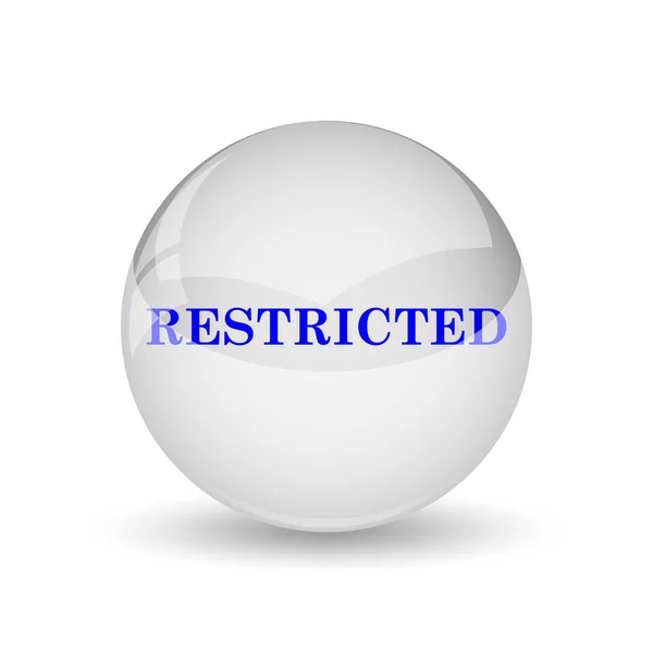 Restricted icon — Stock Photo, Image