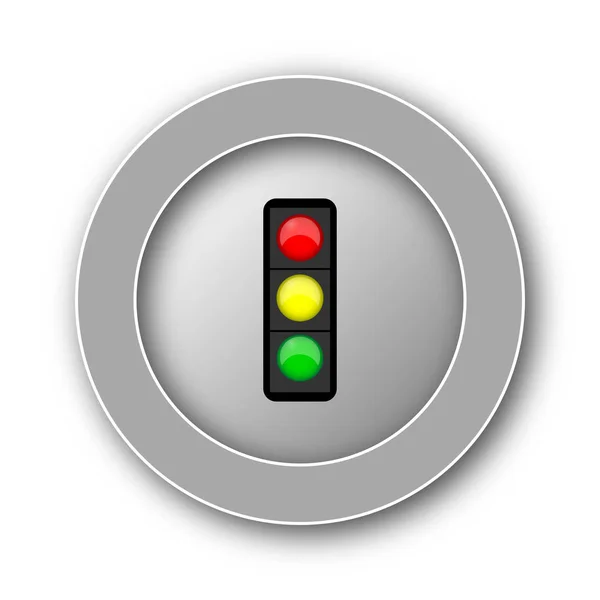 Ikona światła drogowego — Zdjęcie stockowe