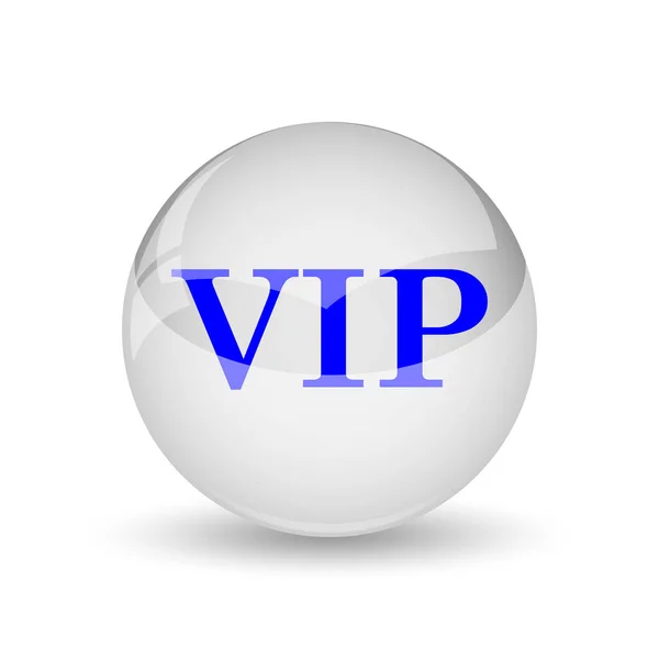 Vip Икона Кнопка Интернет Белом Фоне — стоковое фото