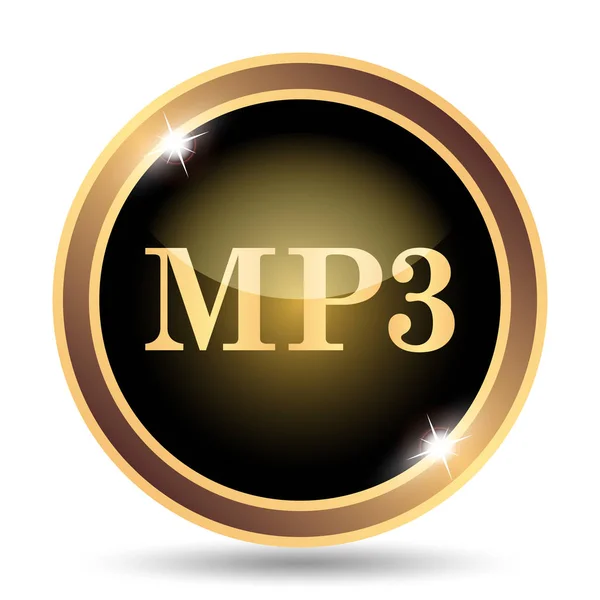 Mp3 Icon Internet Button White Background — Stock Photo, Image