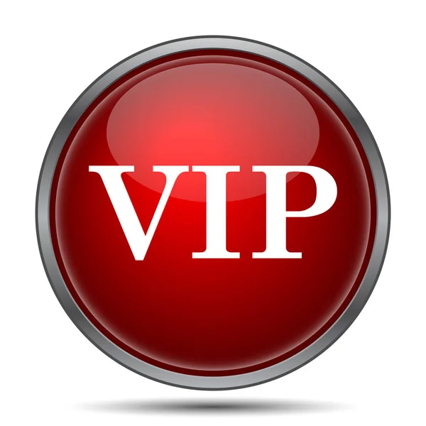 Vip Pictogram Internet Knop Witte Achtergrond — Stockfoto