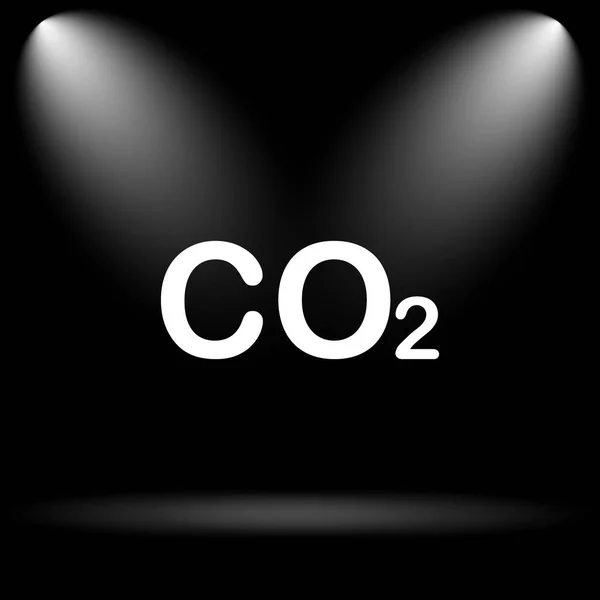 Co2 아이콘입니다 배경에 인터넷 — 스톡 사진