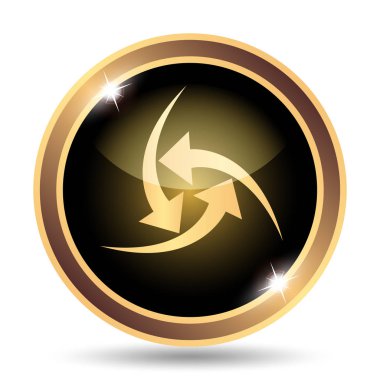 Simge değiştir. Beyaz arka plan üzerinde Internet düğmesi