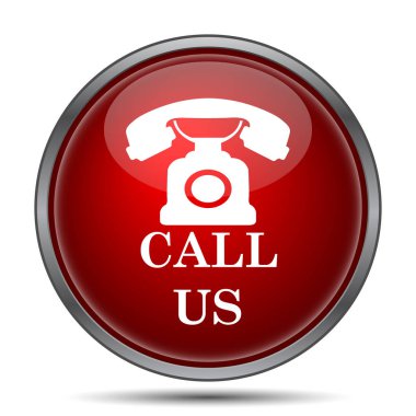 Bizi simgesini arayın. Beyaz arka plan üzerinde Internet düğmesi