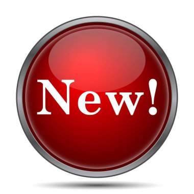 Yeni kutsal kişilerin resmi. Beyaz arka plan üzerinde Internet düğmesi