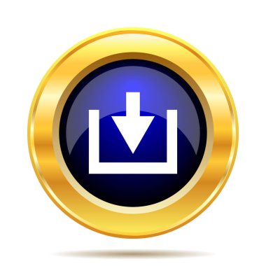 Simgesini indirin. Beyaz arka plan üzerinde Internet düğmesi